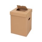 Kartonowy kosz na śmieci 36l 300x300x420 mm