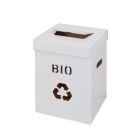 Small Recycling Bin - One-Sided Bleached - BIO