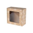 pudelko 200x200x100 z okienkiem z nadrukiem sniezynki zdj glowne