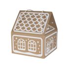 Christmas Gift Packaging Box - 300x300x350 mm - House with White Print