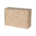 Folding Box 335x230x100 mm with White Geometric Print