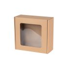 Die-cut Box with Window 200x200x75 mm