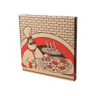karton do pizzy z nadrukiem 400x400x40 mm