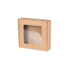 pudelko fasonowe z okienkiem 110x110x20 mm