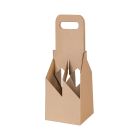 Cardboard Beer Carrier – Holds 4 Bottles