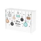 Die-Cut Packaging with Print "CHRISTMAS BALLS" 335x230x100 mm
